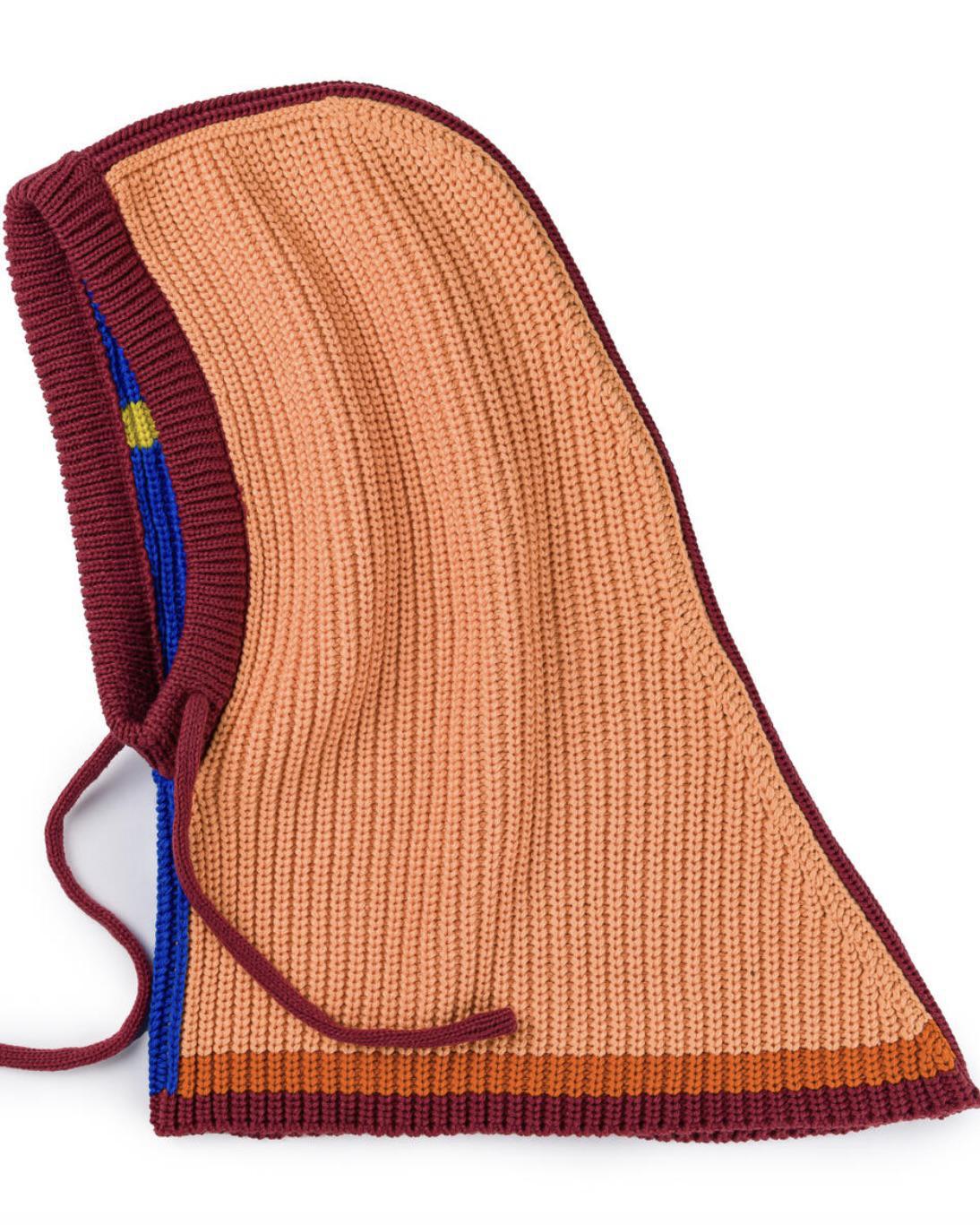 Verloop Outline Drawstring Hood Peach Cobalt - SALE