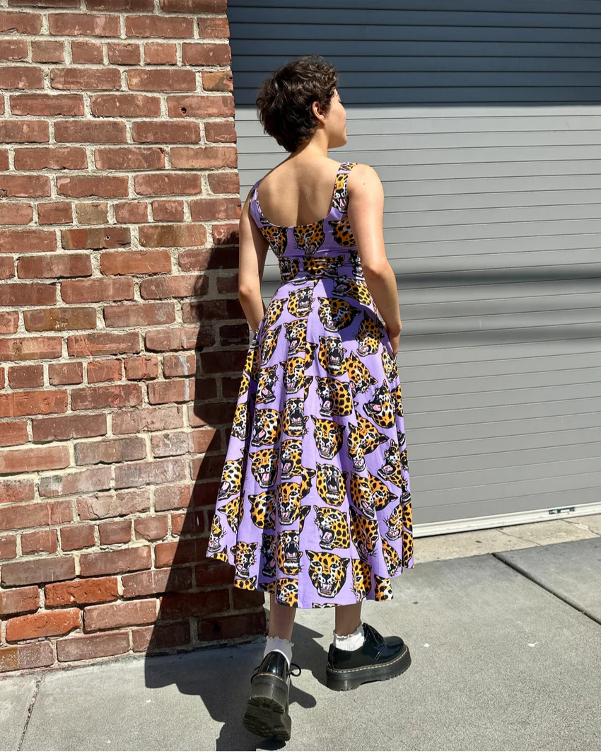 Nooworks Vacation Dress in Cheetah Head