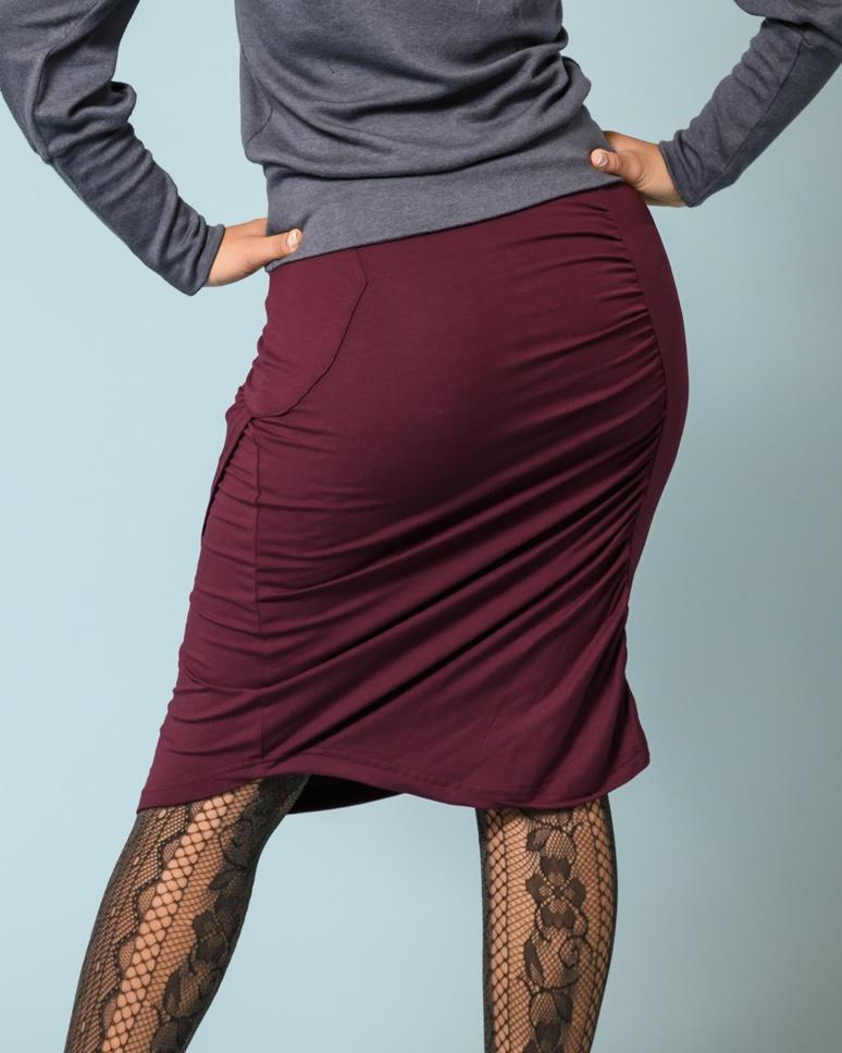 Squasht Valentina Skirt in Merlot