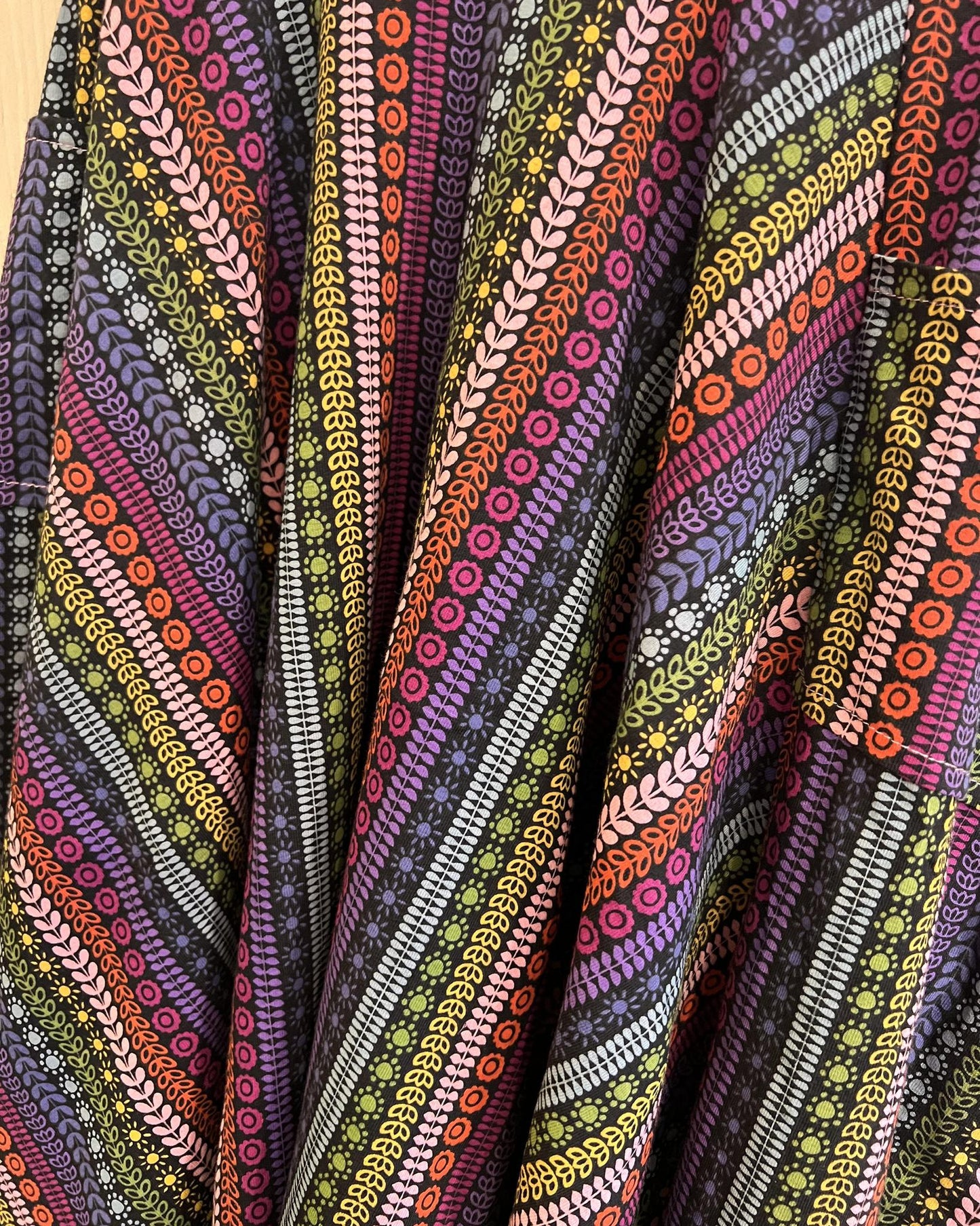 Effie's Heart Sojourn Skirt in Folk Print