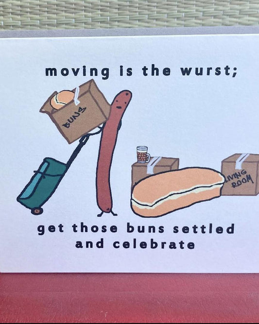 Heilo Cards Moving Is The Wurst (Worst)