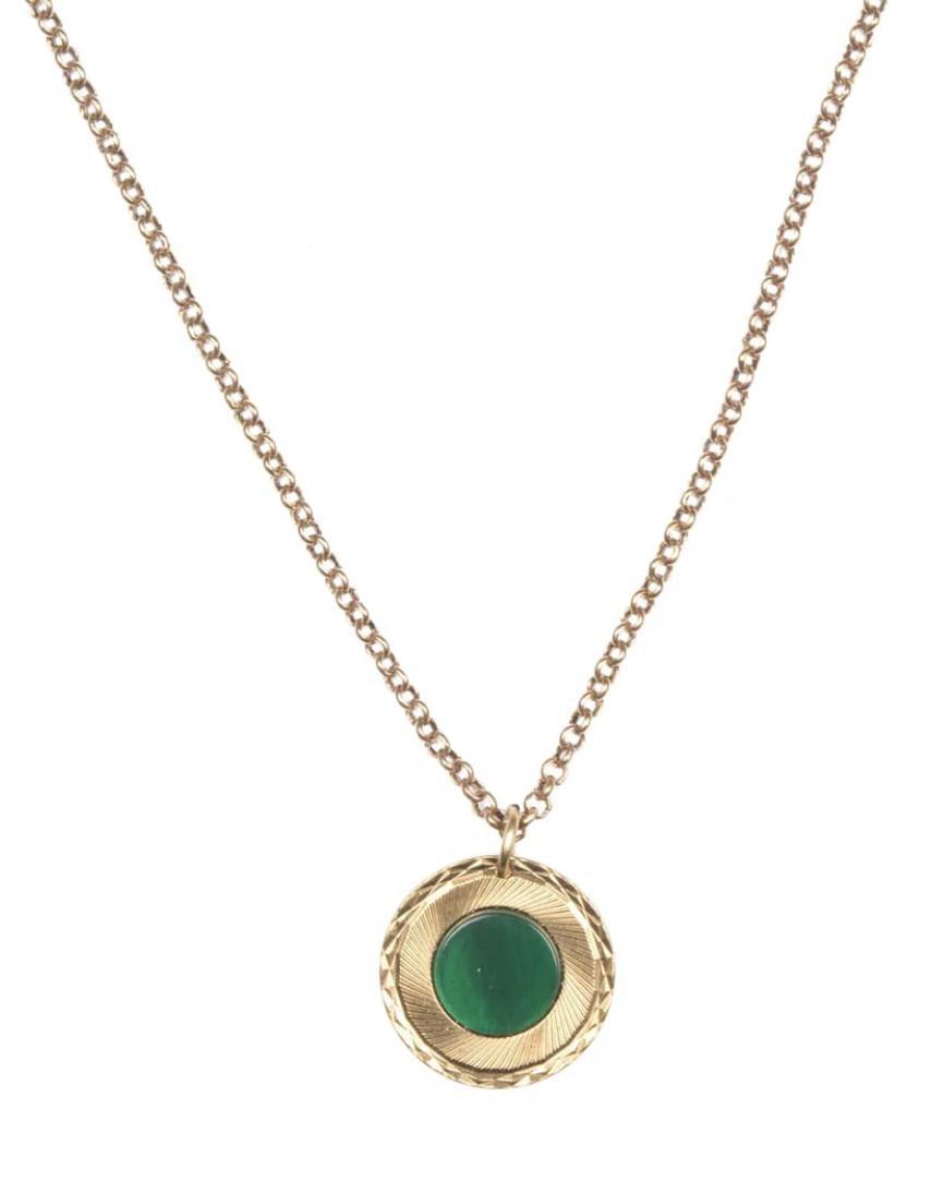 Michelle Starbuck Chrysoprase Portal Necklace