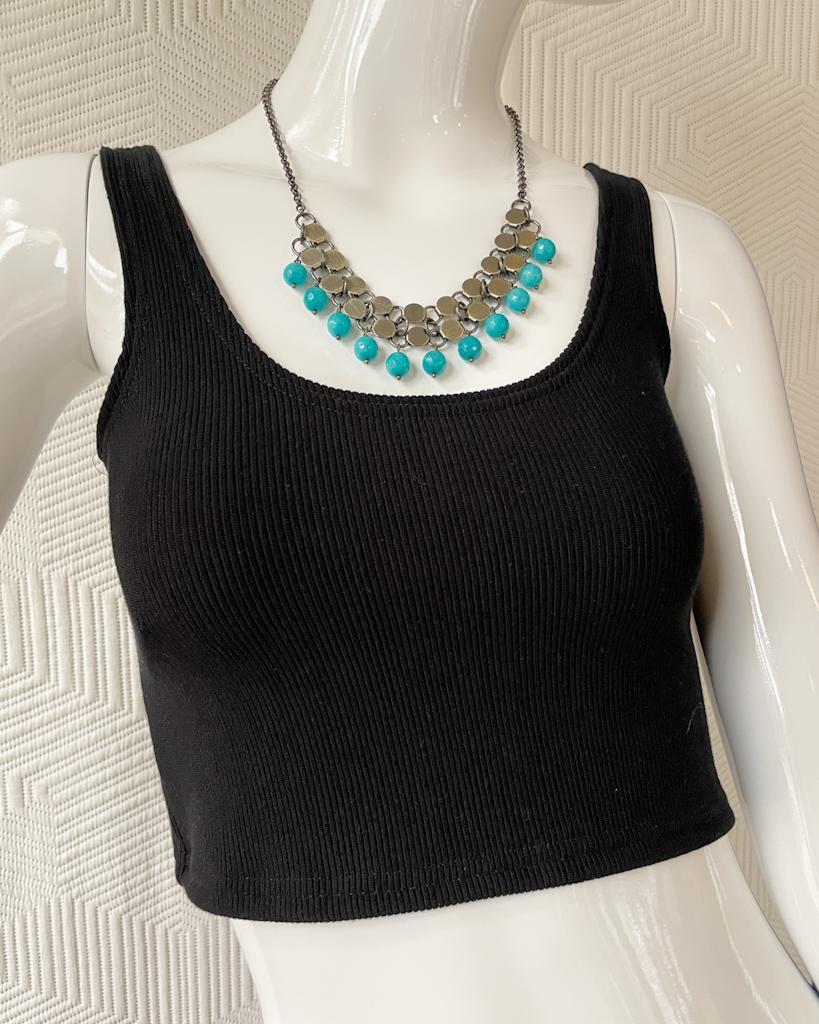 KD Designs Deb Crop in Black