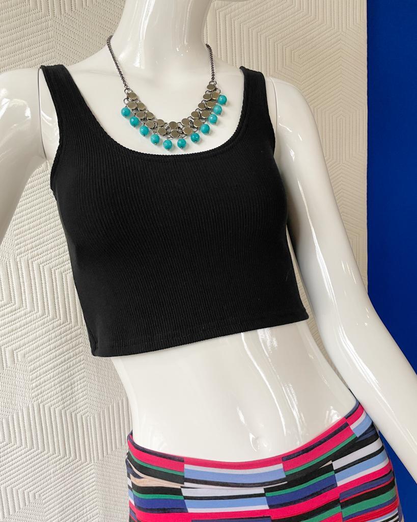 KD Designs Deb Crop in Black