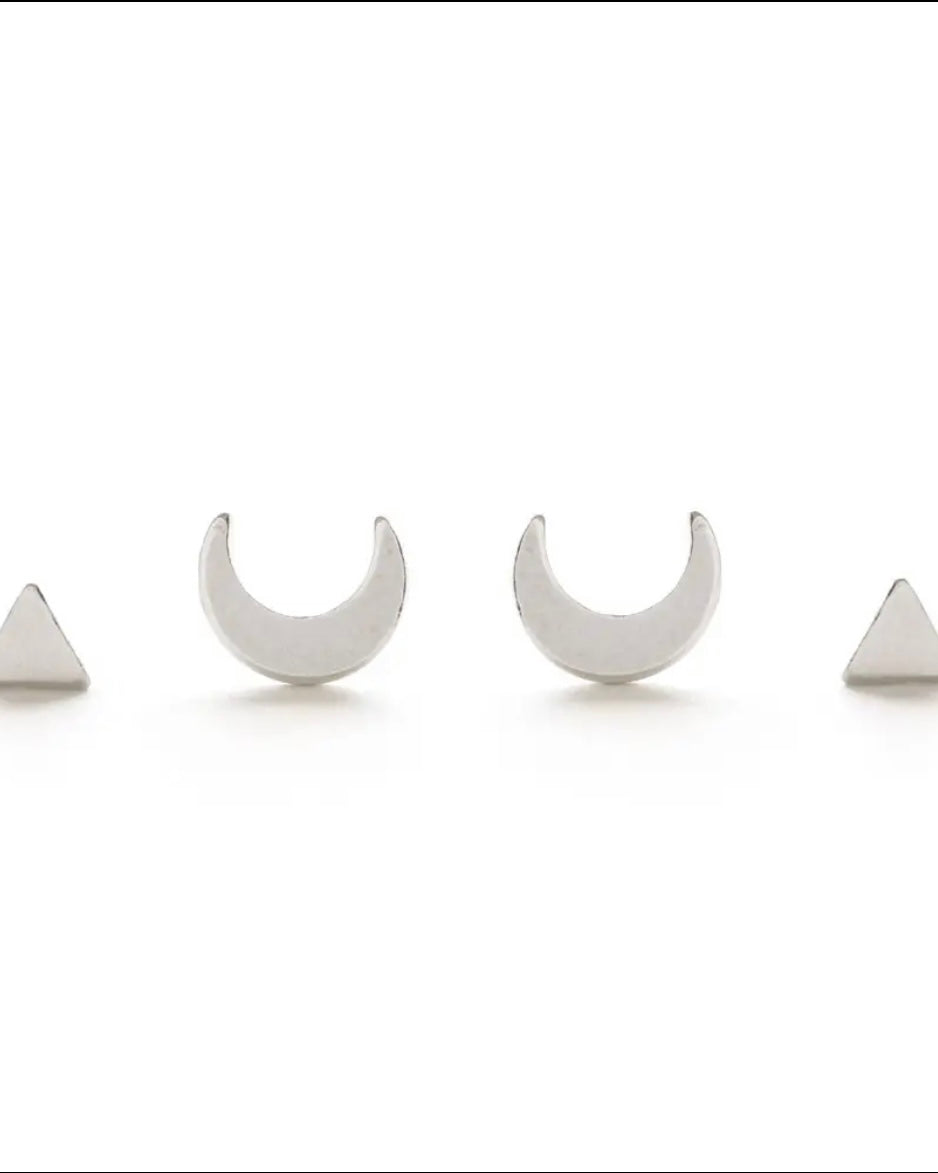 Amano Studio Mystic Combo Studs in Sterling Silver