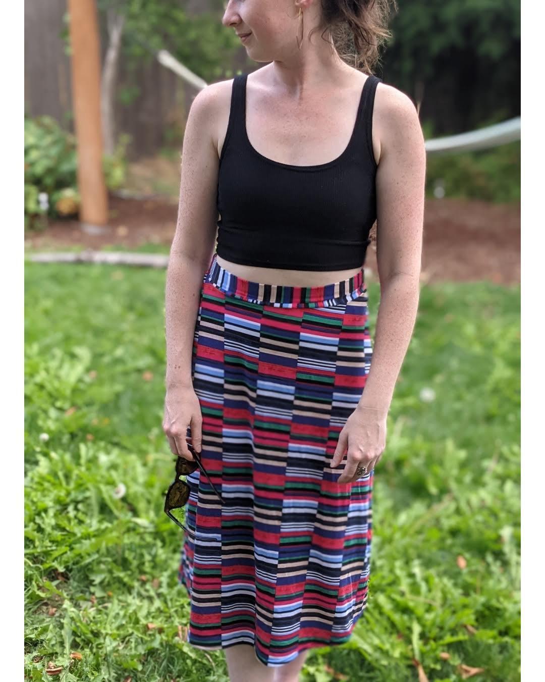 KD Designs Deb Crop in Black