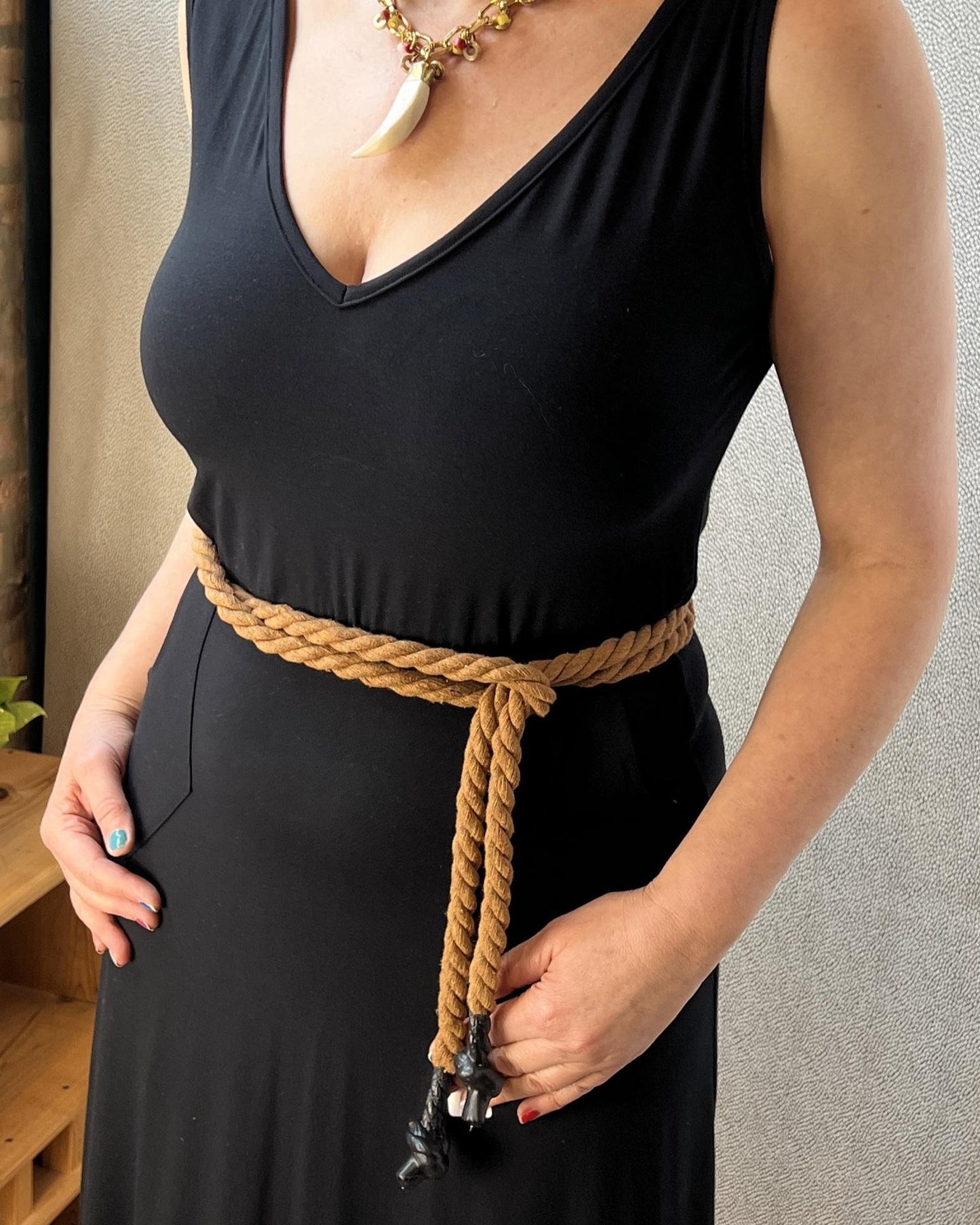 Yellowcake Rope Belt - Last One - Cobalt Blue