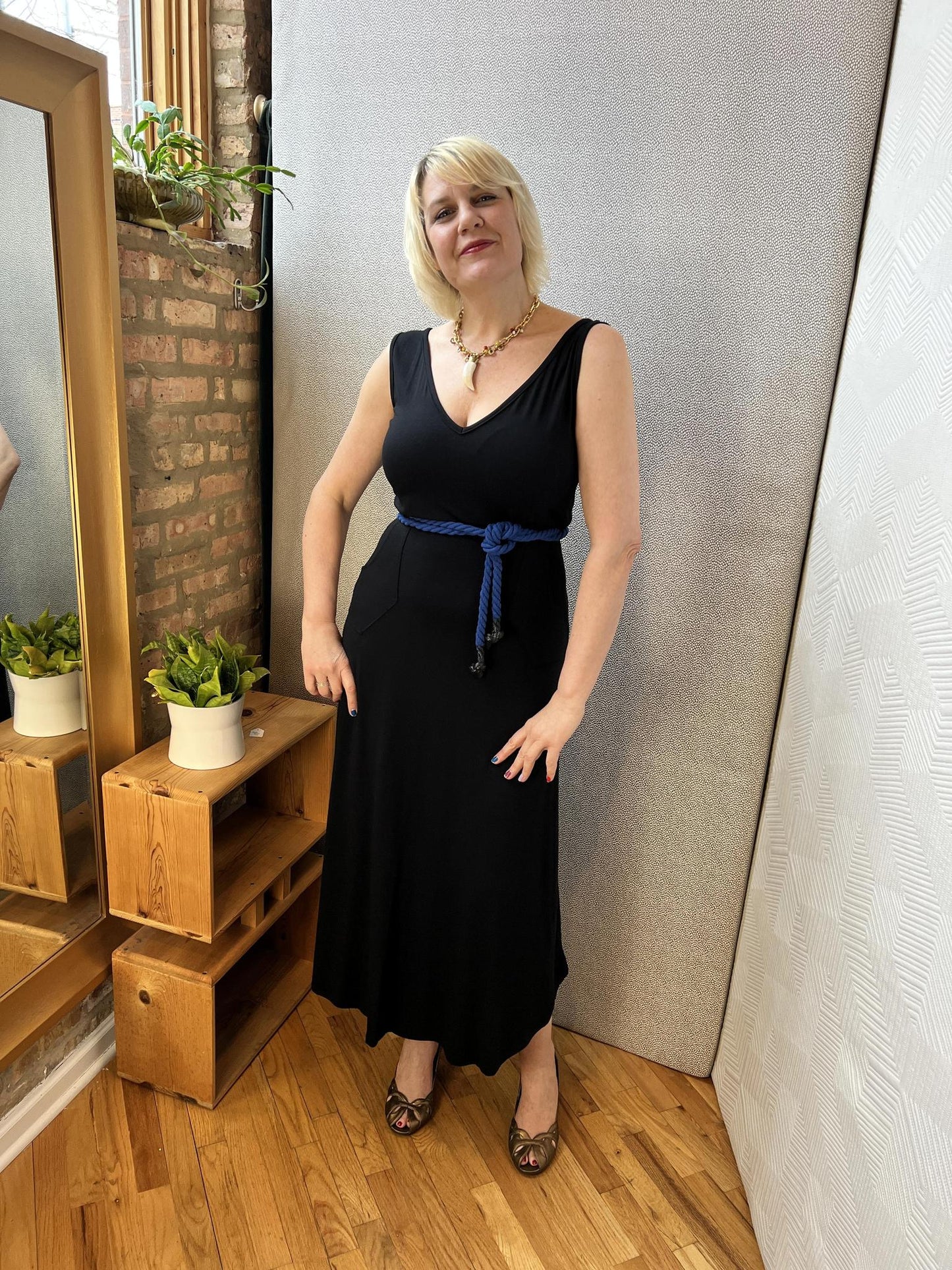 Yellowcake Rope Belt - Last One - Cobalt Blue