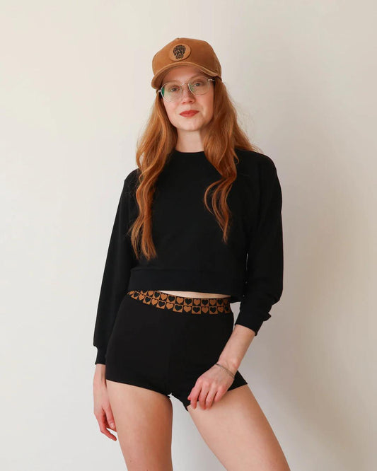 Wulfka Ilana Sweatshirt in Black