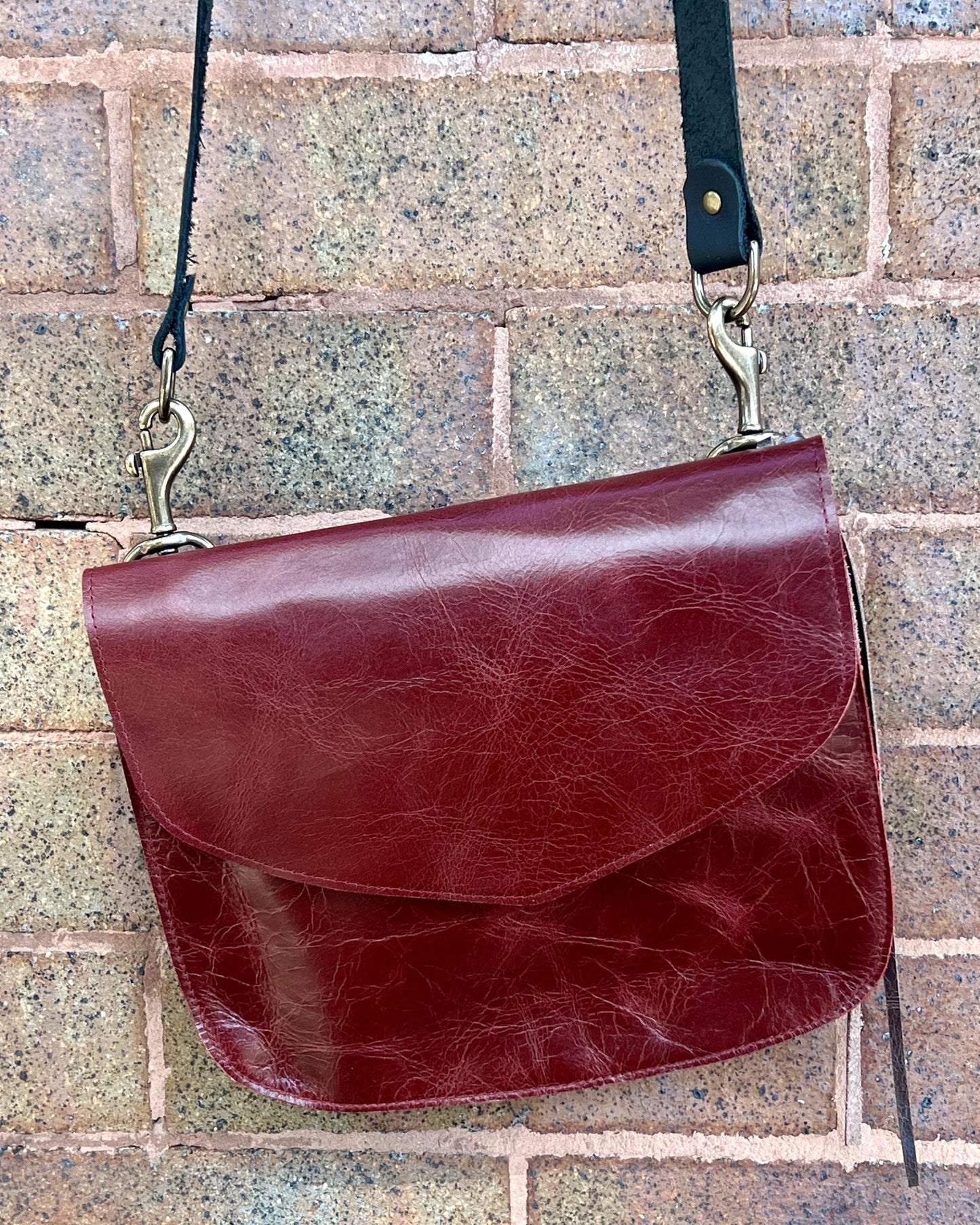 Vallente Leather Brandy Convertible Clip-On Fanny Pack (Includes Strap)
