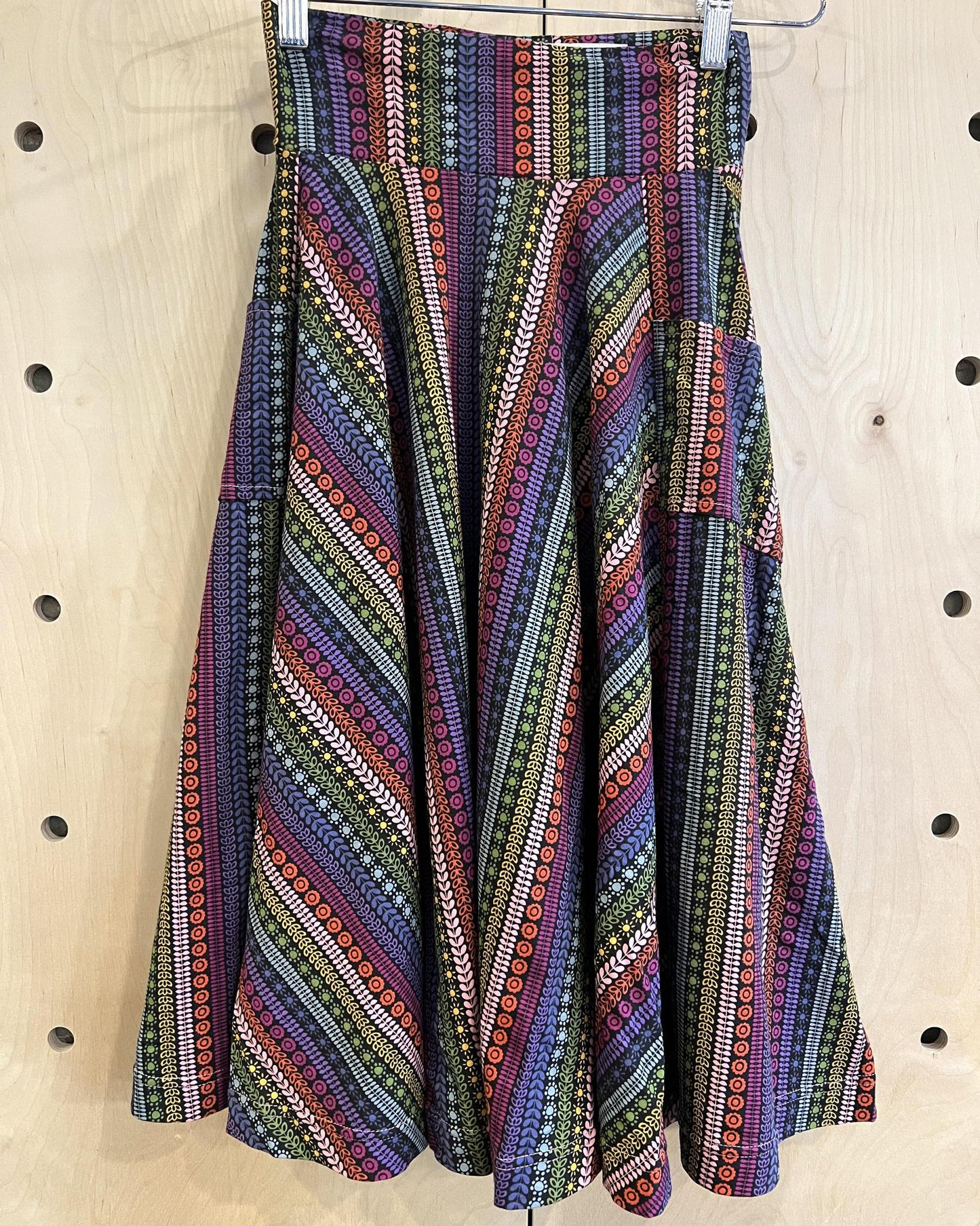 Effie's Heart Sojourn Skirt in Folk Print