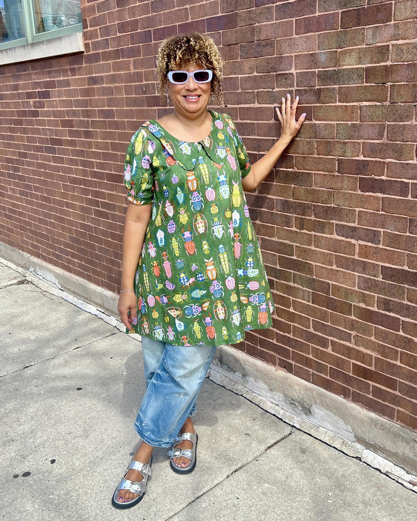 Squasht Charlotte Dress in Bugs - Size Small, XL, 2XL