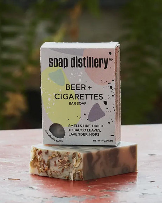 Soap Distillery Beer + Cigarettes Bar Soap