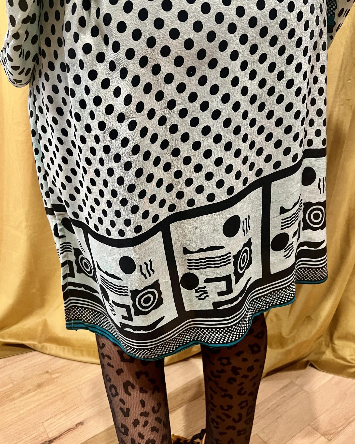 Indie Ella Kimono Silk Duster in Tomoe Gozen