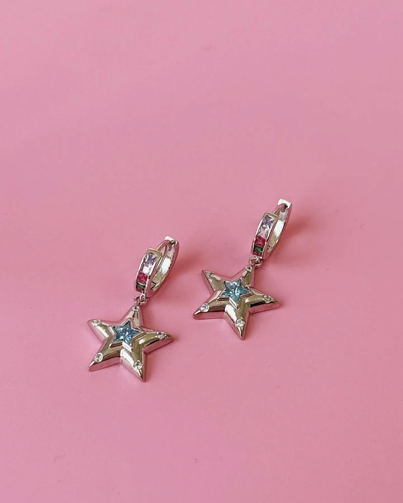 Golden Hour Club Dopamine Star Huggies - Choose Silver or Gold