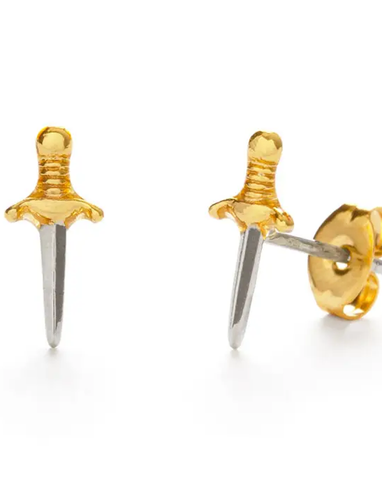 Amano Studio Tiny Dagger Stud Earrings