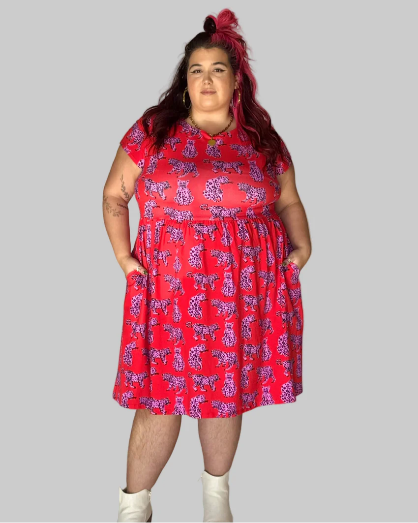 Nooworks Lucy Dress in Sondler Cat - Size Small, 2XL