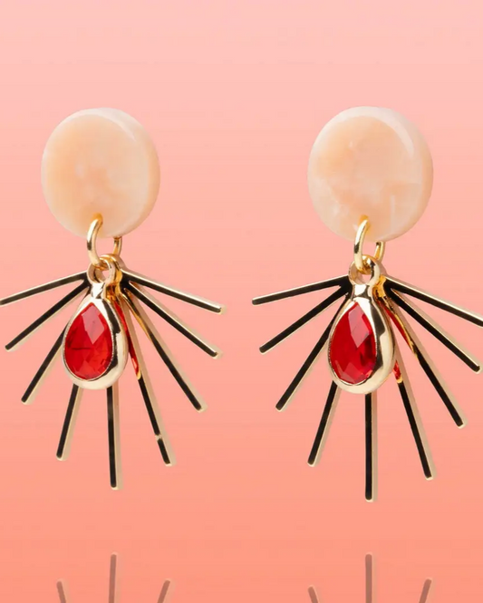 Tribe + Temple Valentina Rose Small Dangles
