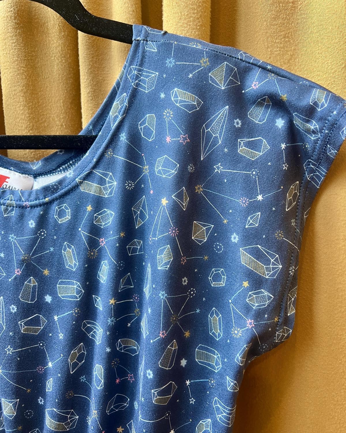 Fayru Jane Dress in Navy Constellations