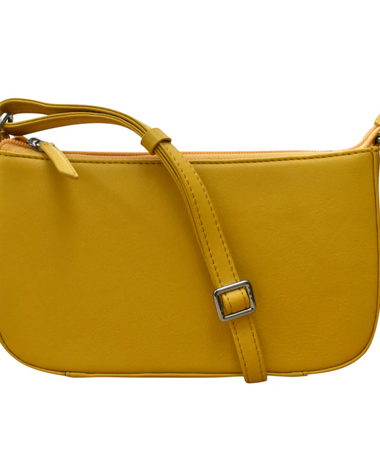 ili Classic Crossbody Bag in Yellow