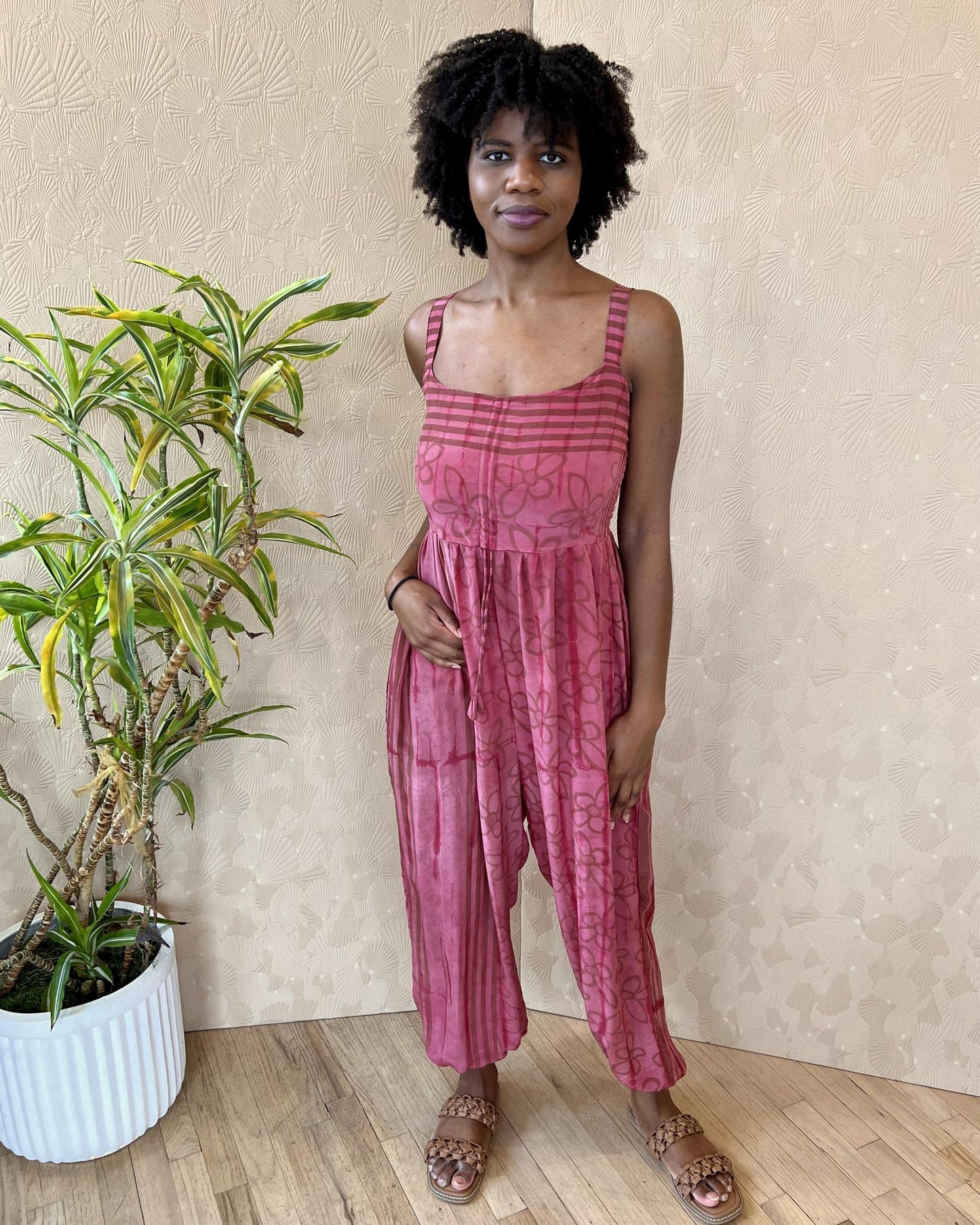 Indie Ella Aurora Boho Jumpsuit in Dusk (S/M)