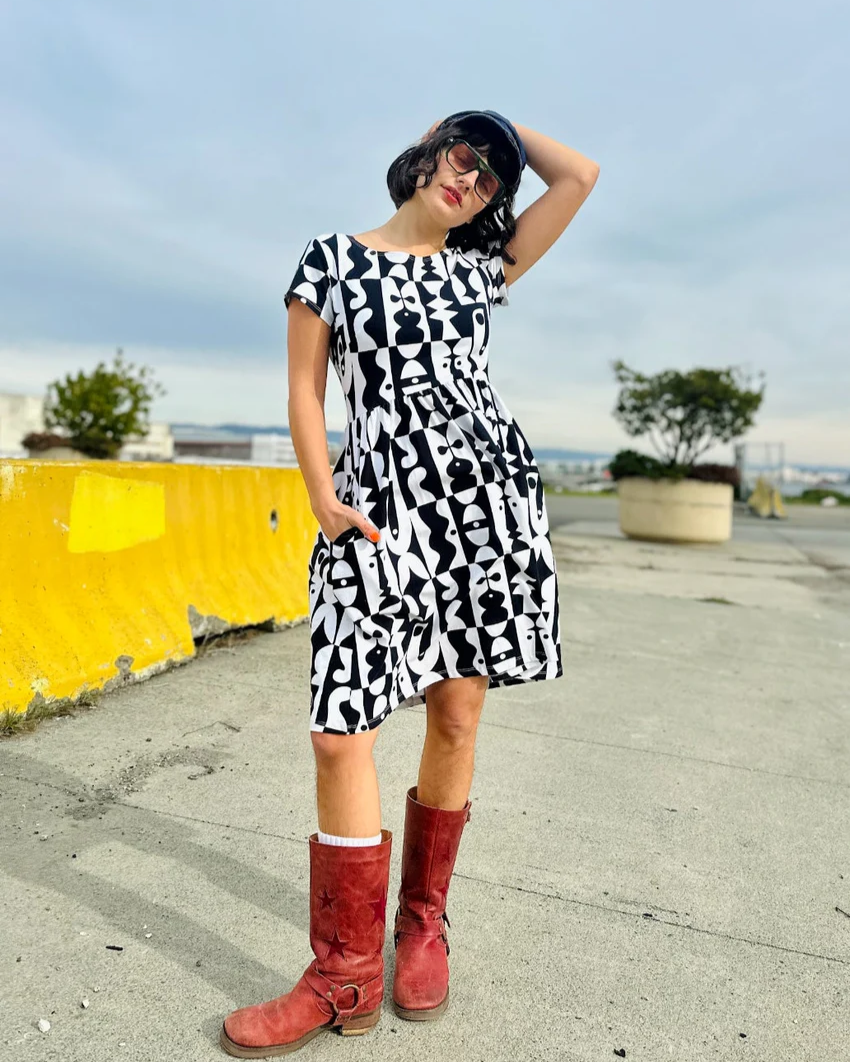 Nooworks Lucy Dress in Illusions