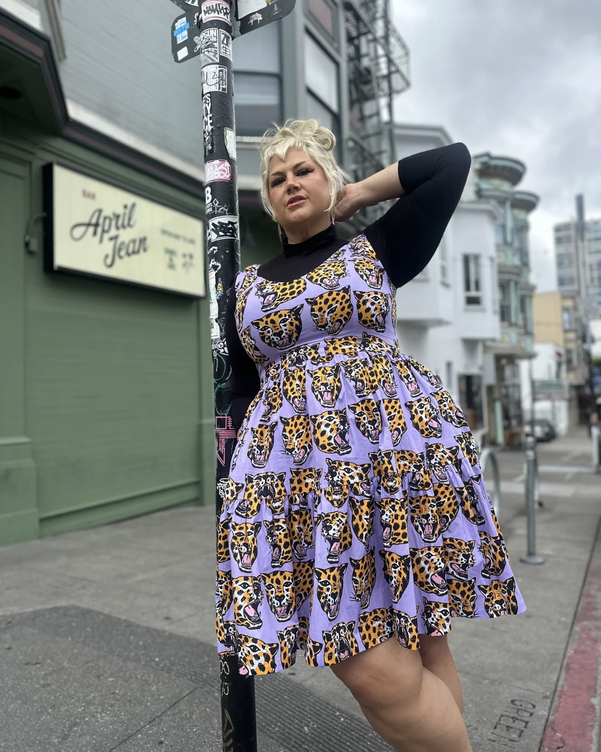 Nooworks Western Dress in Cheetah Head