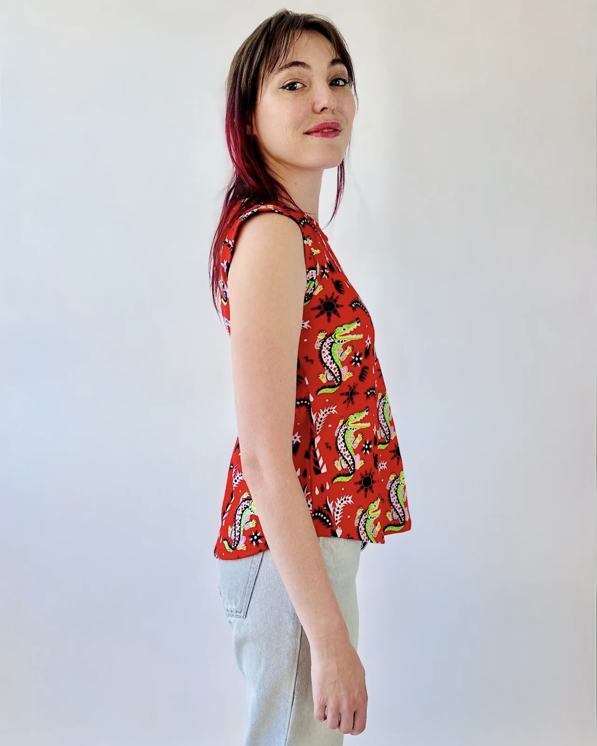 Nooworks Muscle Tee in Crocodilo