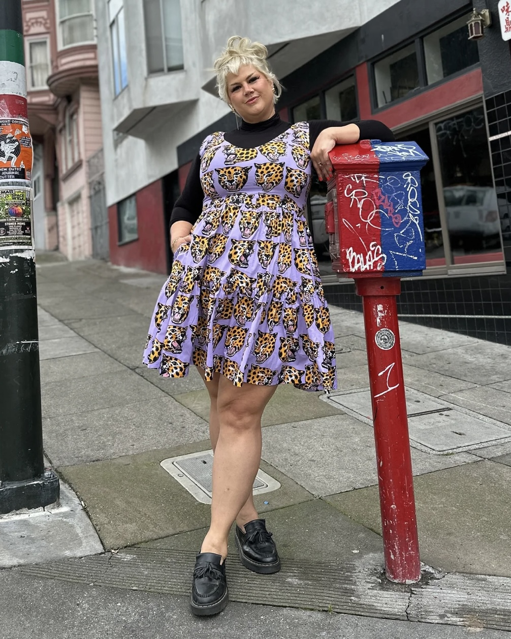 Nooworks Western Dress in Cheetah Head