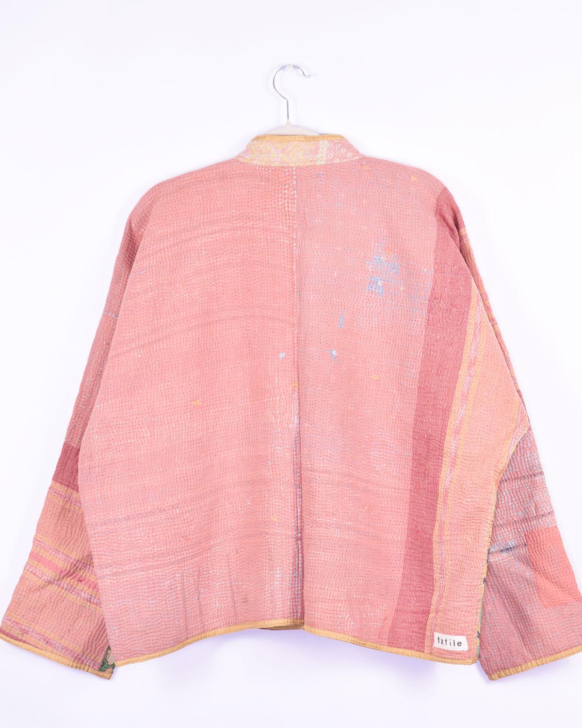 Txtile Charlie Aditi Quilted Reversible Patchwork Kantha Jacket
