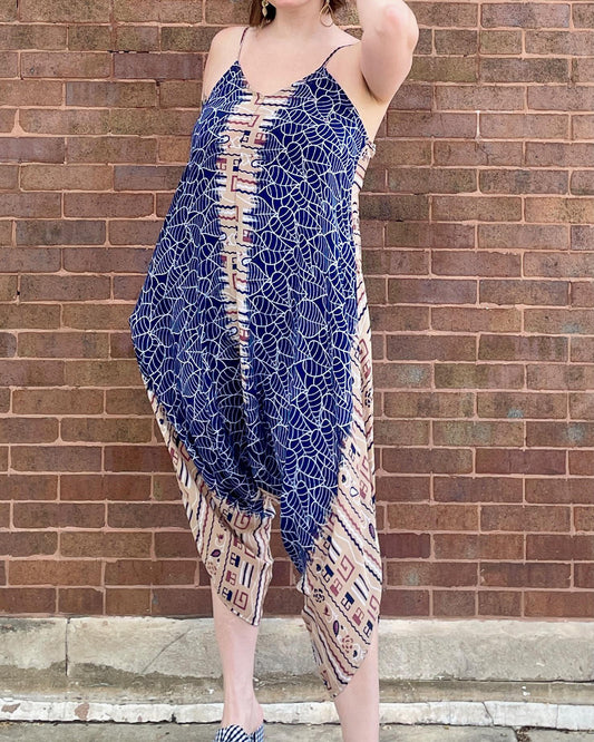 Indie Ella Diva Silk Reversible Romper in Shalala