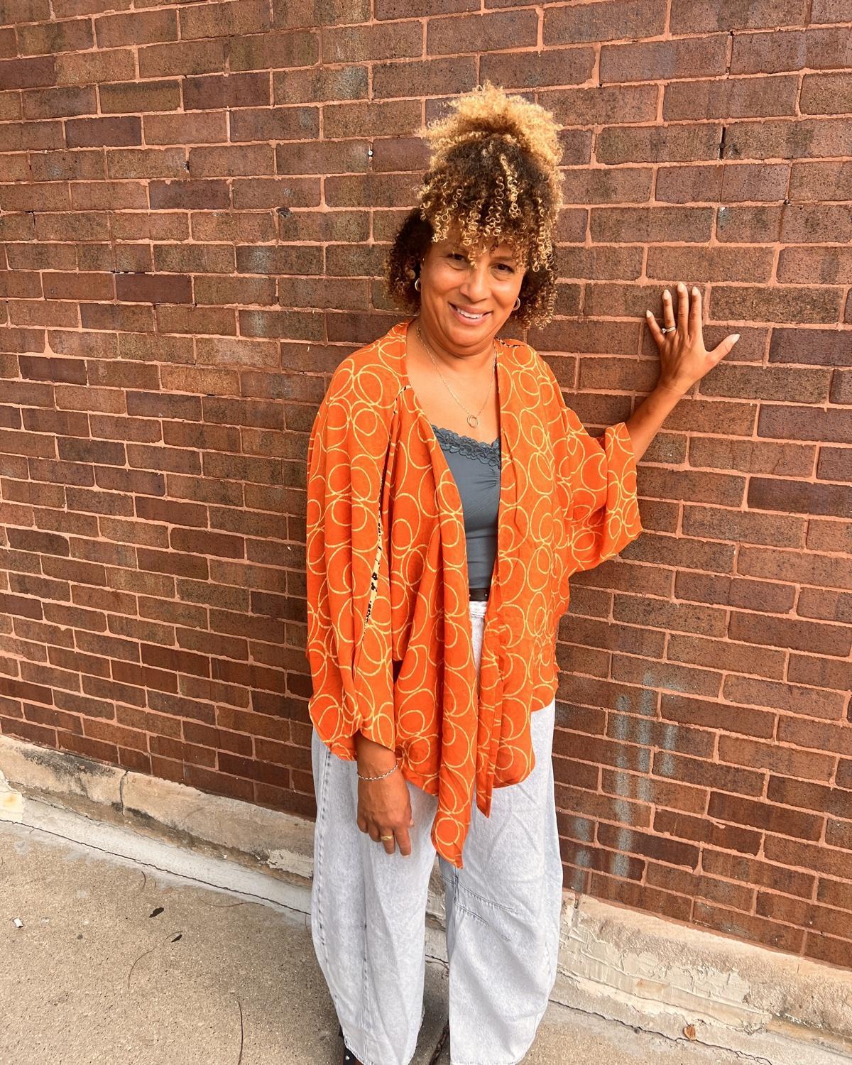 Indie Ella Ronak Jacket in Tangerine Dream