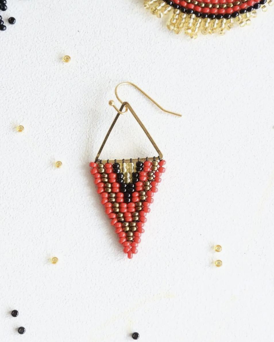 Fosterie Fire Uve Embera Earrings