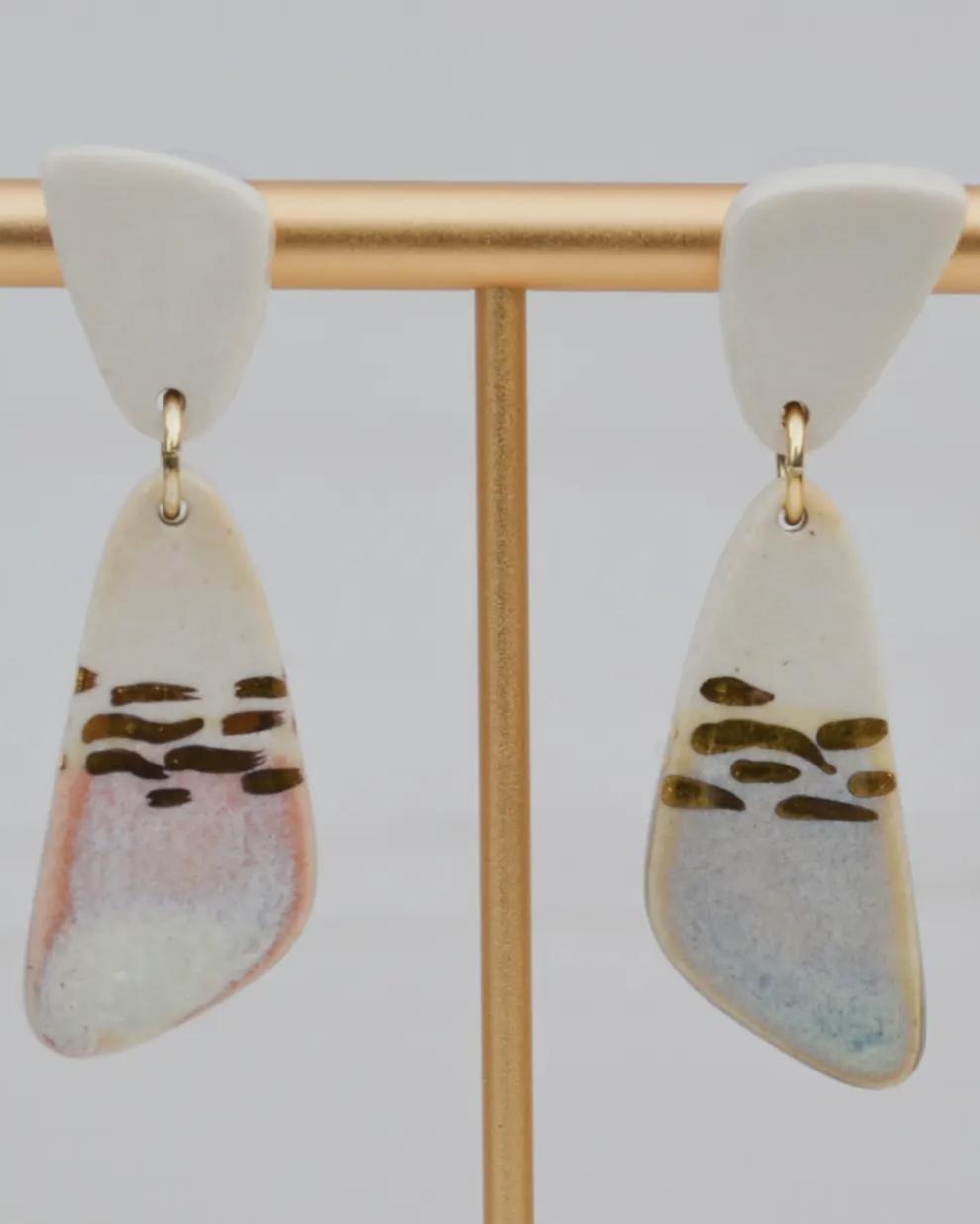 Lilikoi Proect Porcelain Daydream Drop Earrings