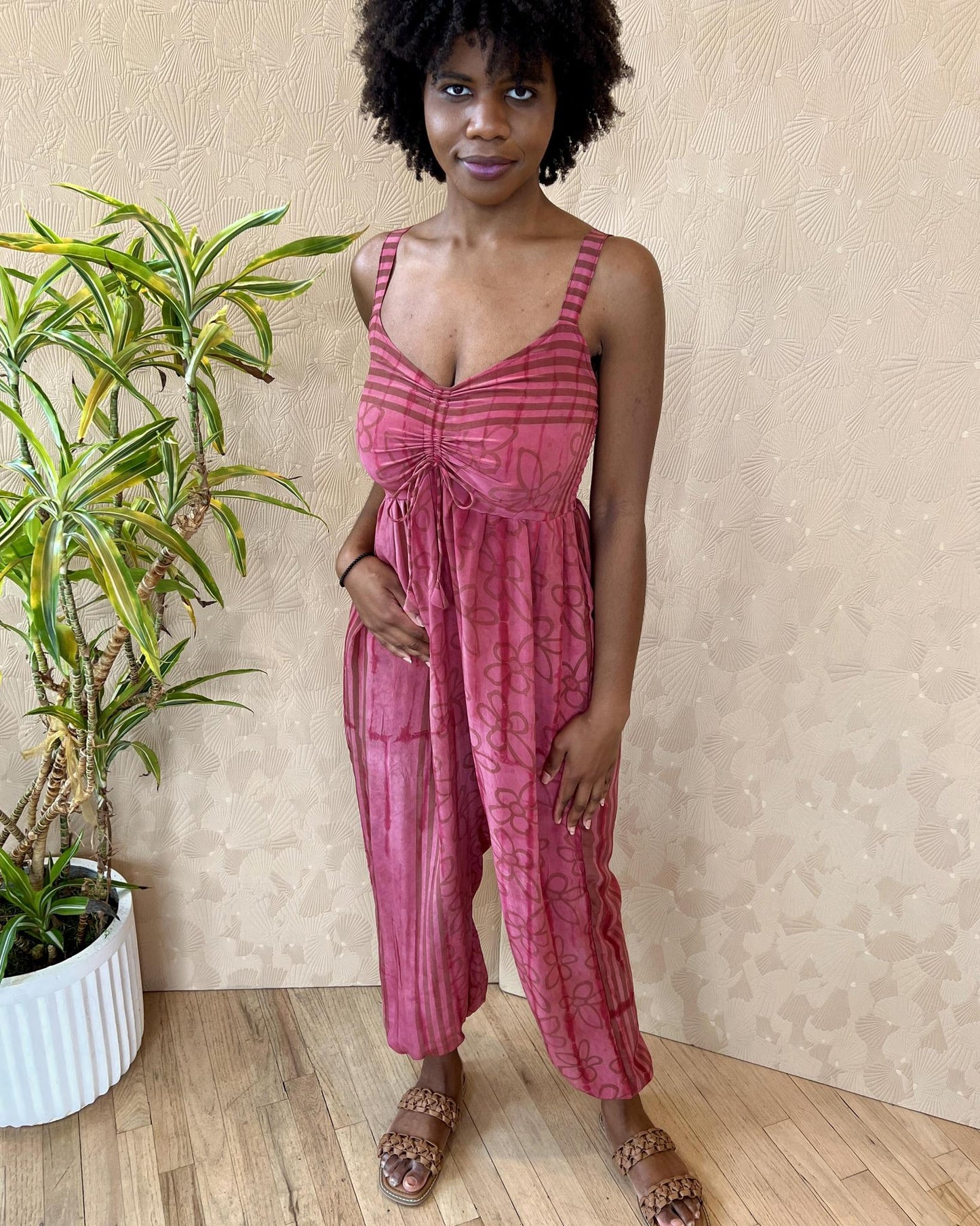 Indie Ella Aurora Boho Jumpsuit in Dusk (S/M)