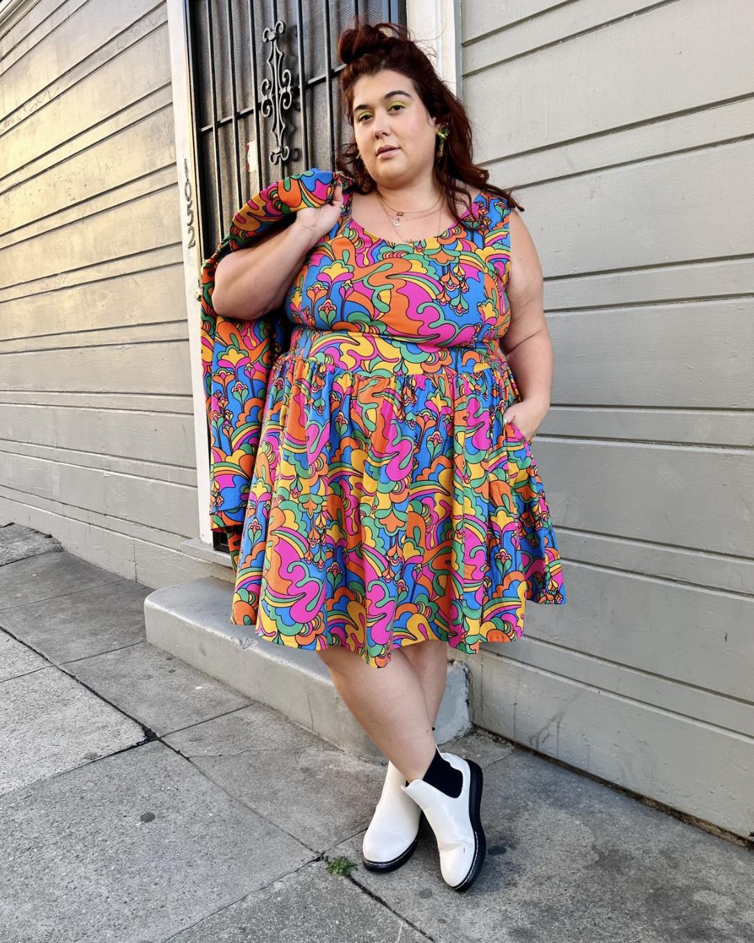 Nooworks Mini Misty Dress in Auderpopz Print