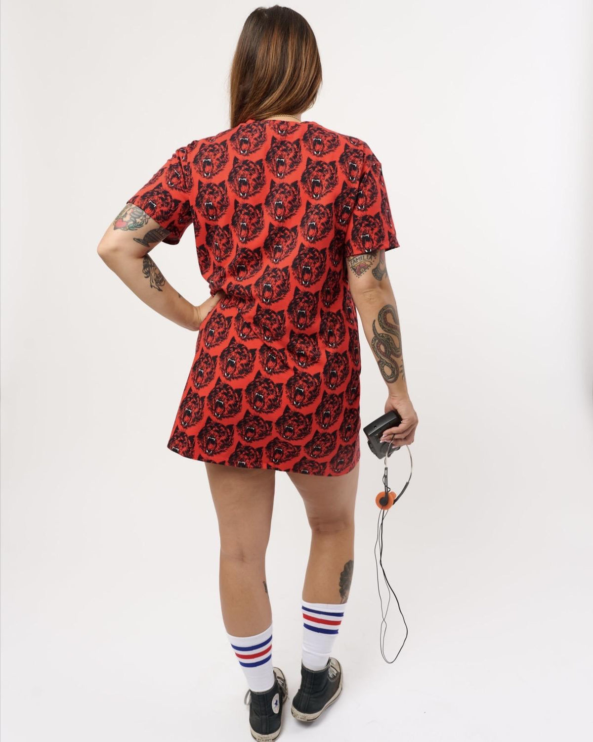 Nooworks Tee Dress in Wolverine