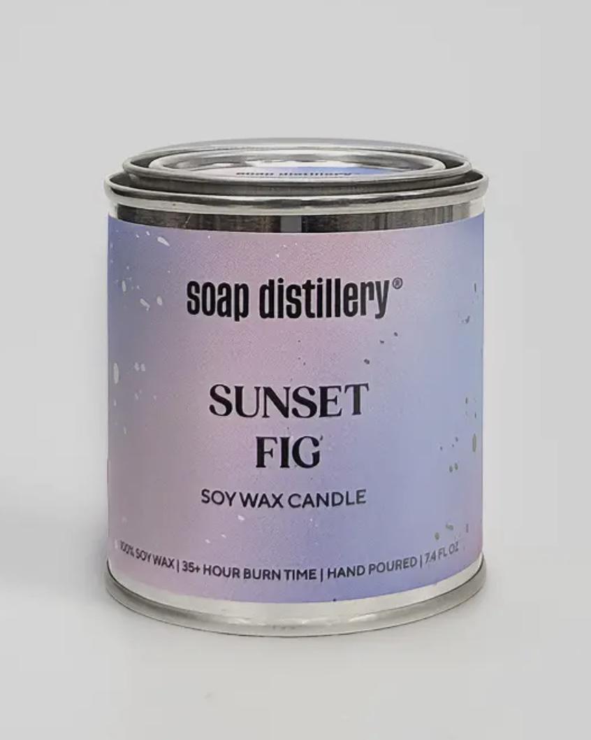 Soap Distillery Sunset Fig Soy Wax Candle