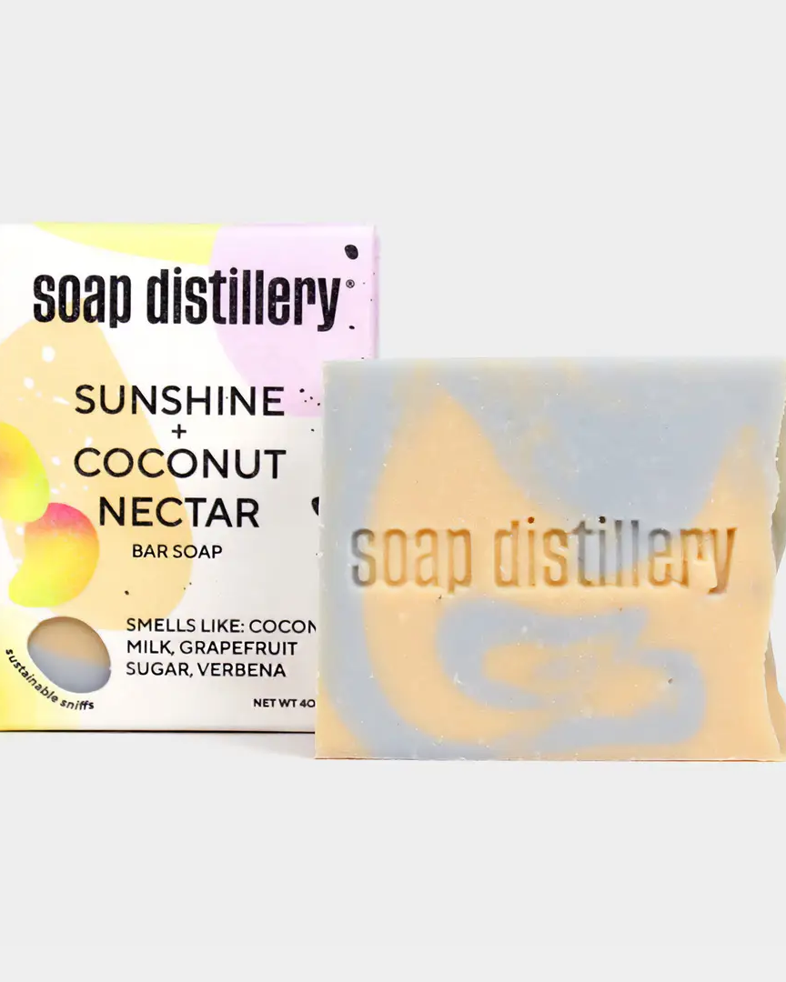 Soap Distillery Sunshine + Coconut Nectar Bar Soap