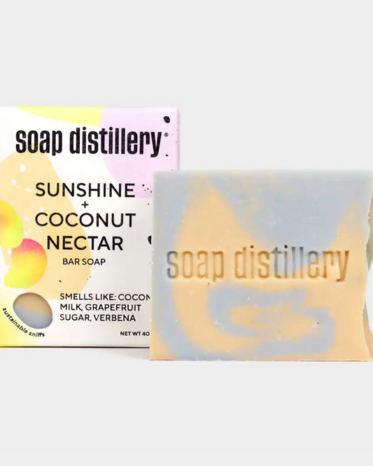Soap Distillery Sunshine + Coconut Nectar Bar Soap