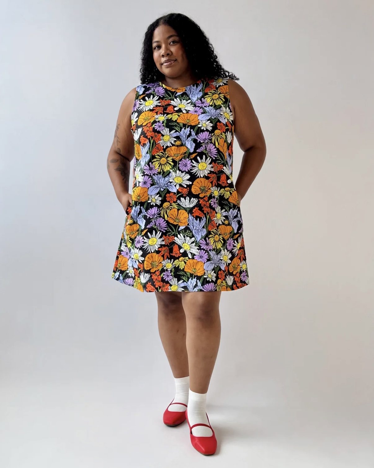 Nooworks Romy Dress in Wildflowers