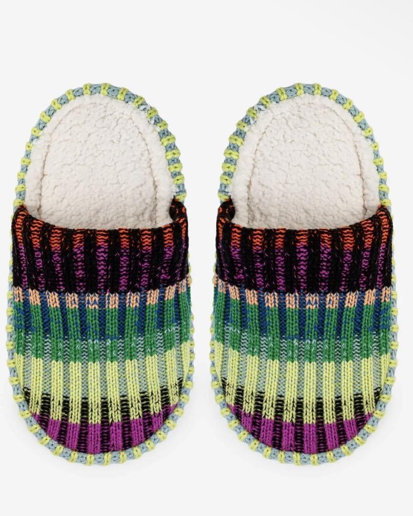 Verloop Mismatch Rib Slippers in Desert