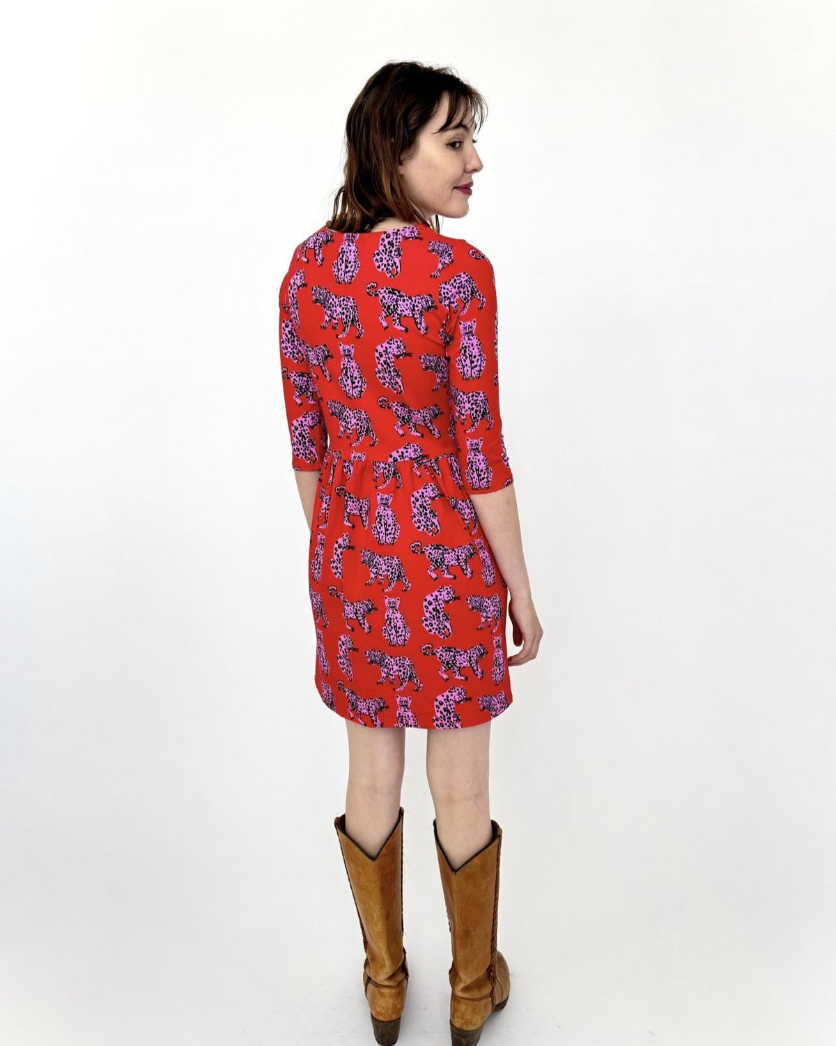 Nooworks Daphne Dress in Sondler Cat
