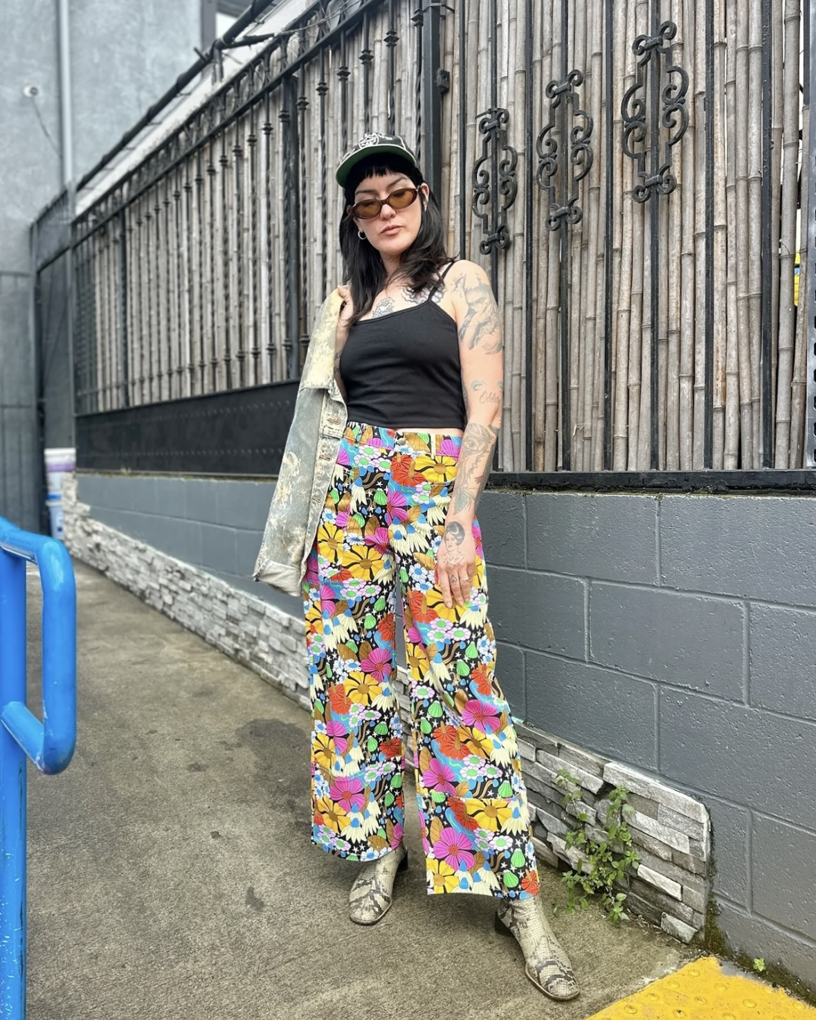 Nooworks Skater Pant in Cosmic Floral