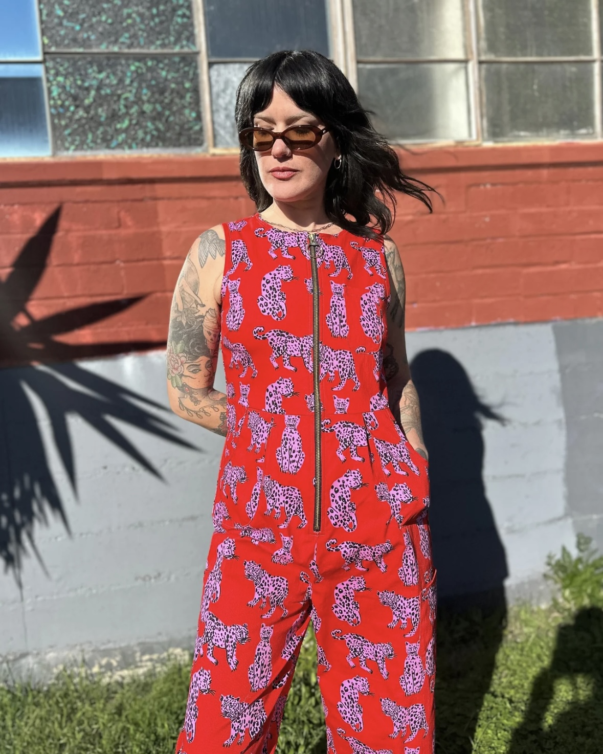 Nooworks Lucky Jumpsuit in Sondler Cat
