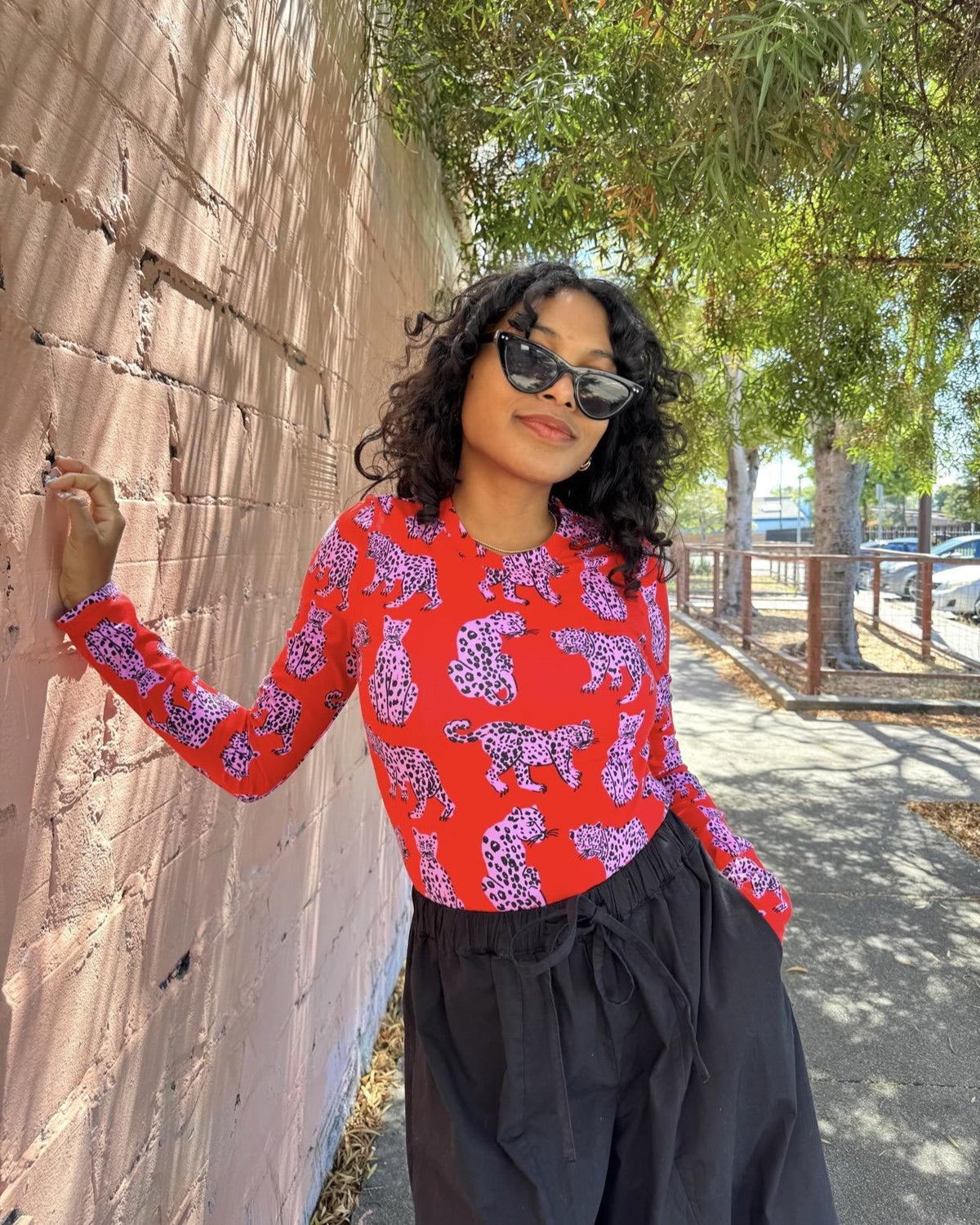Nooworks Long Sleeve Tee in Sondler Cat