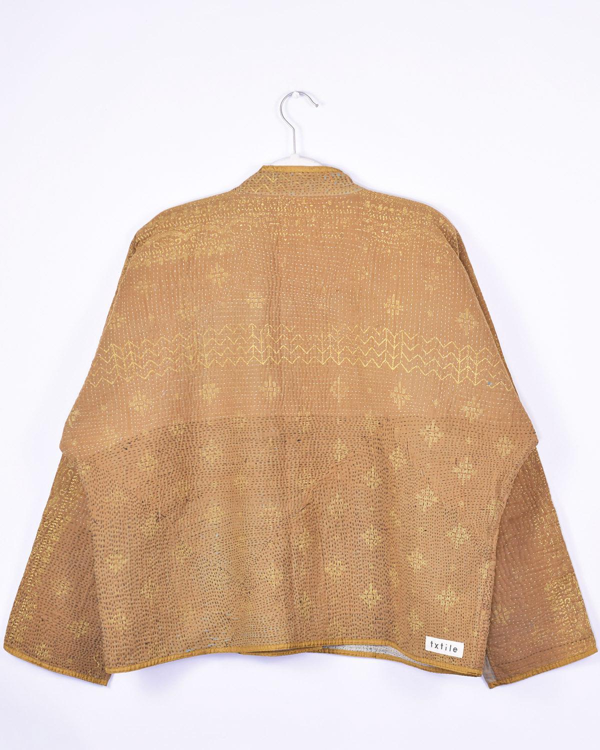 Txtile Charlie Arushi Quilted Reversible Patchwork Kantha Jacket