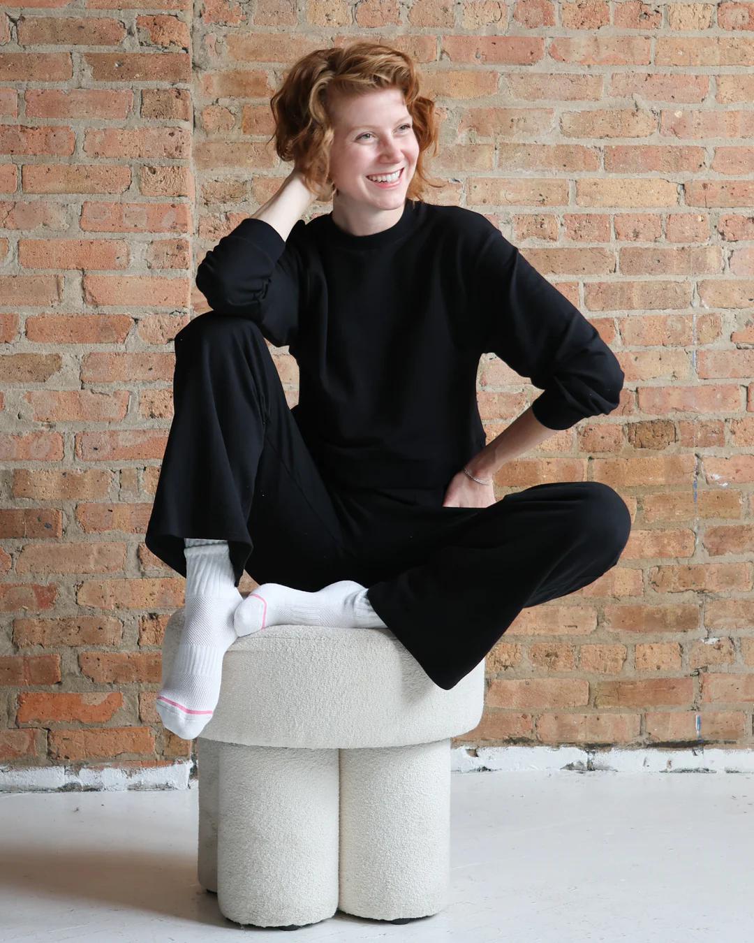 Wulfka Ilana Sweatshirt in Black