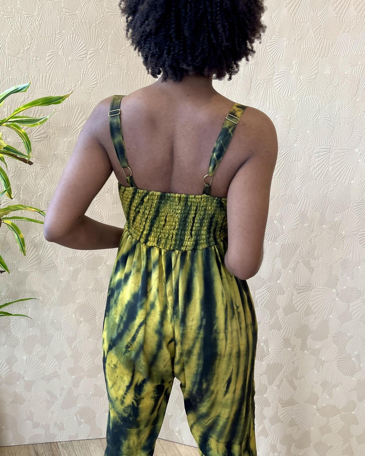 Indie Ella Aurora Boho Jumpsuit in Tiger Eye (M/L)
