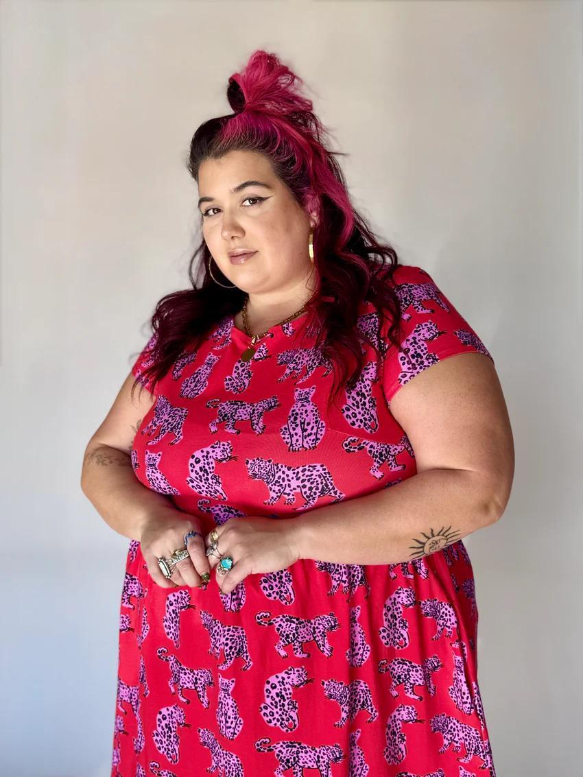Nooworks Lucy Dress in Sondler Cat - Size Small, 2XL